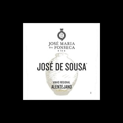 Rótulo de vinho branco com ânfora cinza e texto preto