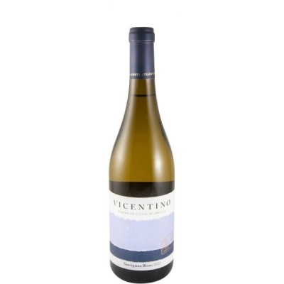 Garrafa de vinho branco Vicentino Sauvignon Blanc 2023