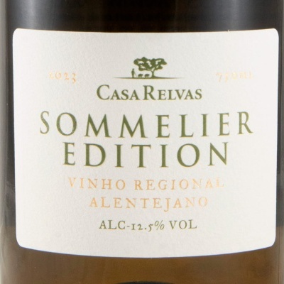 Rótulo de vinho Casa Relvas Sommelier Edition Alentejo 2023