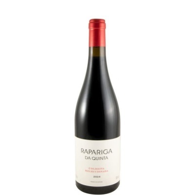 Garrafa de vinho tinto RAPARIGA DA QUINTA com tampa vermelha