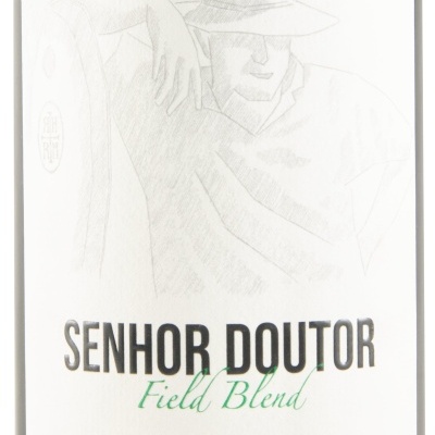 Rótulo de garrafa de vinho Senhor Doutor Field Blend 2023 Alentejano