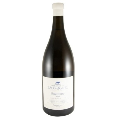 Garrafa de vinho Herdade de São Miguel Esquecido 2023 com rótulo branco