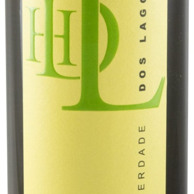 Garrafas de vinho branco português com rótulo amarelo e texto verde e preto, orgânico, regional Alentejano