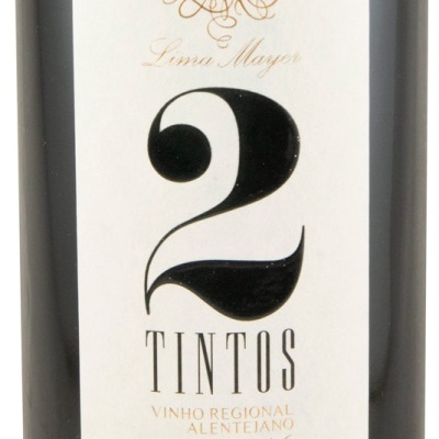 Rótulo de vinho tinto Alentejano Lima Mayer 2 TINTOS 2016