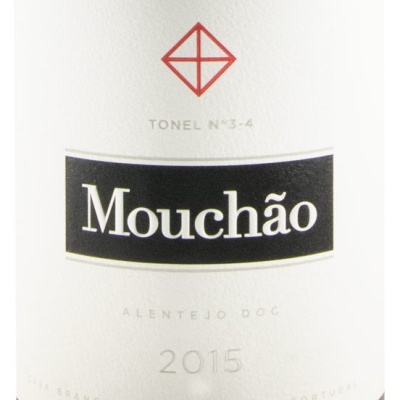 Rótulo de vinho Mouchão 2015 Alentejo DOC
