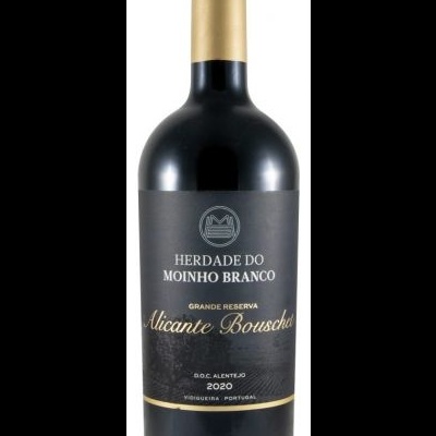 Garrafa de vinho tinto Herdade do Moinho Branco Alicante Bouschet 2020