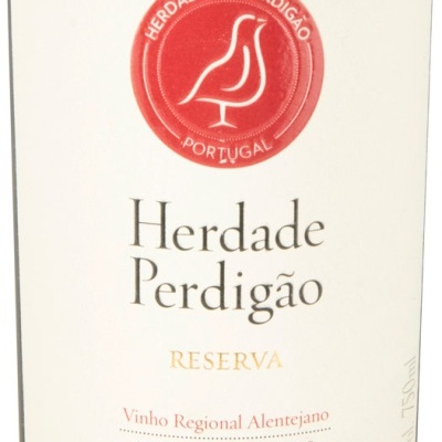 Etiqueta de vinho tinto Herdade Perdigão Reserva 2017