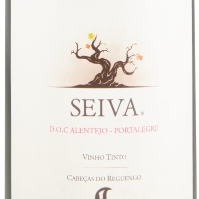 Etiqueta de vinho tinto SEIVA D.O.C ALENTEJO - PORTALEGRE