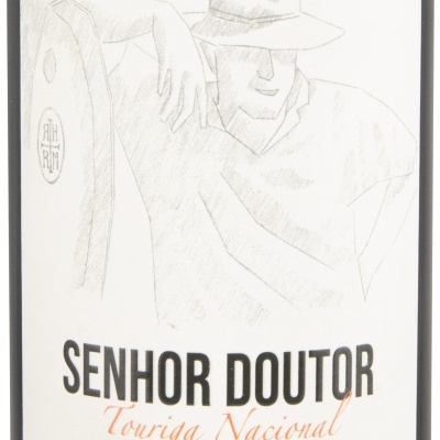 Rótulo de vinho Senhor Doutor Touriga Nacional Reserva 2023 Alentejano