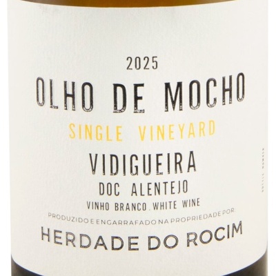Rótulo de vinho branco Olho de Mocho 2025