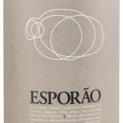 Rótulo de garrafa de vinho Esporão Vinho de Talha 2023