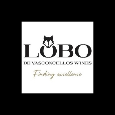 Logótipo LOBO DE VASCONCELLOS WINES com frase Finding excellence