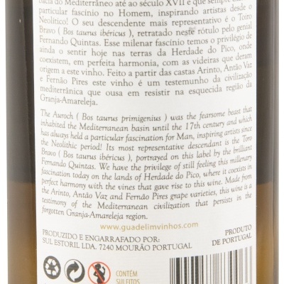 Rótulo de vinho branco Herdade do Pico D.O.C. Alentejo 2022