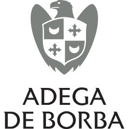 Logótipo de ADEGA DE BORBA com águia e escudo