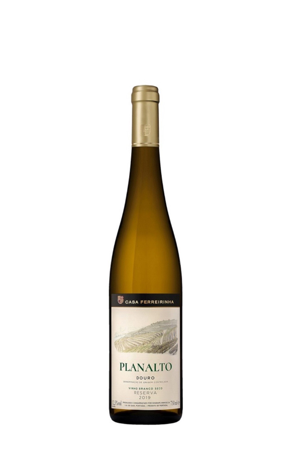 Garrafa de vinho branco Planalto Douro 2019