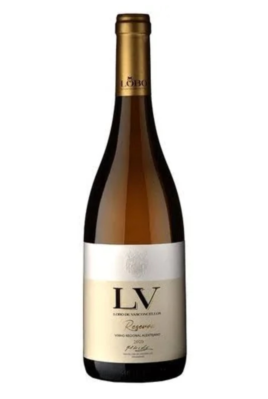 Garrafa de vinho branco Lobo de Vascocellos Reserva 2020