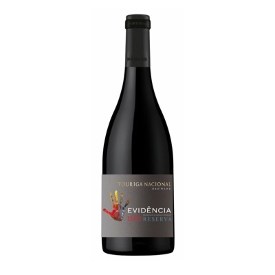 Garrafa de vinho tinto Touriga Nacional Evidência Tinto Reserva