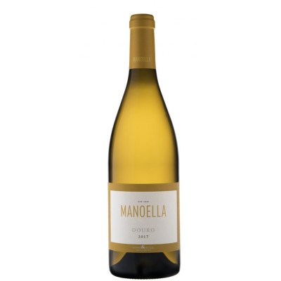 Manoella Branco 2024 Garrafa de vinho branco MANOELLA DOOURO 2017 com tampa amarela