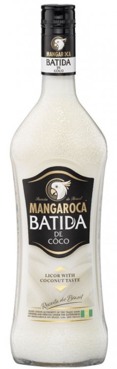 Batida de Coco Mangaroca Garrafa de licor Batida de Côco Mangaroca