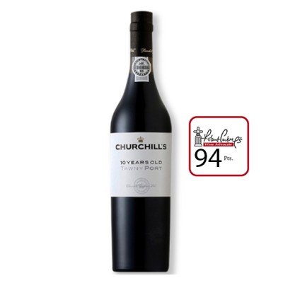 Porto Churchill's 10 anos Garrafa de vinho do Porto Churchill's 10 Years Old Tawny Port
