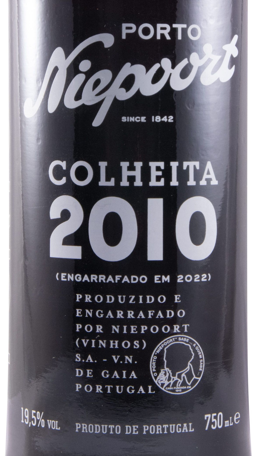 Porto Niepoort Colheita 2010 Rótulo garrafa vinho do Porto Niepoort colheita 2010 Portugal
