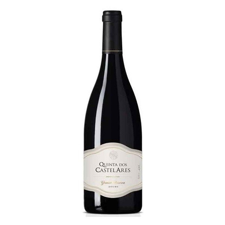 Quinta dos Castelares Grande Reserva Tinto 2020 Garrafa de vinho tinto Quinta dos Castelares com rótulo branco