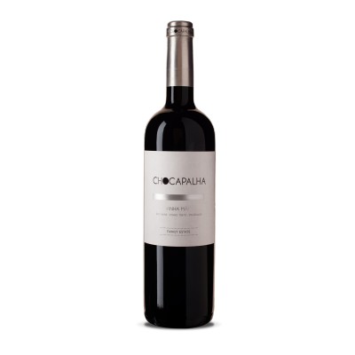 Chocapalha Vinha Mãe Reserva Tinto 2015 Garrafa de vinho tinto CHOCAPALHA com rótulo branco e tampo prateado