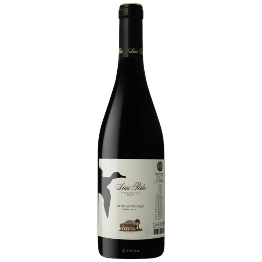 Luís Pato vinhas Velhas tinto 2020 Garrafa de vinho tinto Luis Pato Vinhas Velhas 2019 com rótulo branco