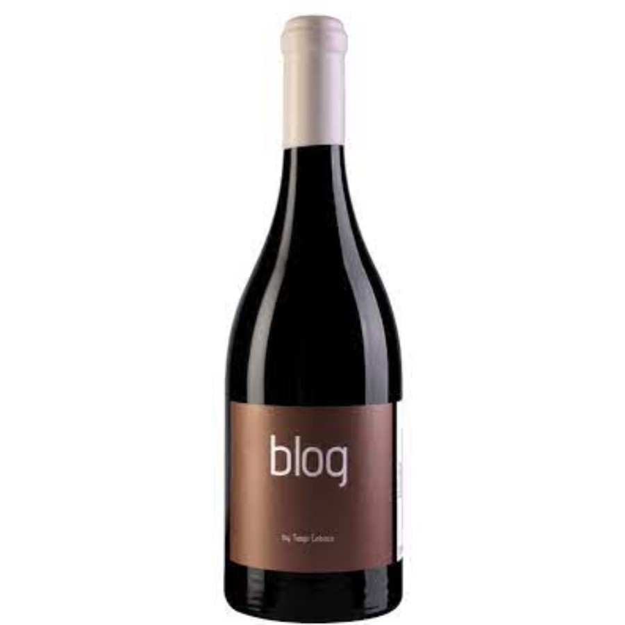Blog Alicante Bouchet e Syrah Tinto 2017 Garrafas de vinho tinto com rótulo castanho e texto branco