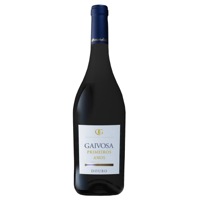 Garrafa de vinho tinto Gaivosa Primeiros Anos Douro com tampa azul