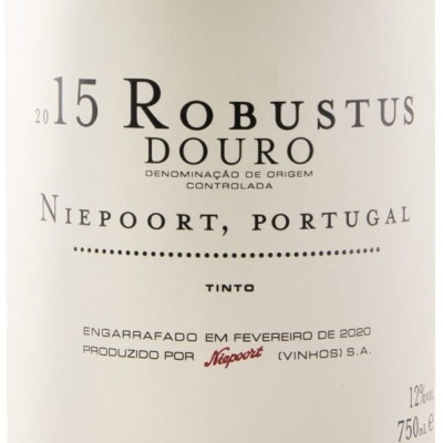 Rótulo de vinho Robustus Douro 2015 de Portugal