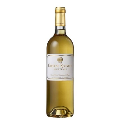 Garrafa de vinho branco Chateau Roumieu Sauternes