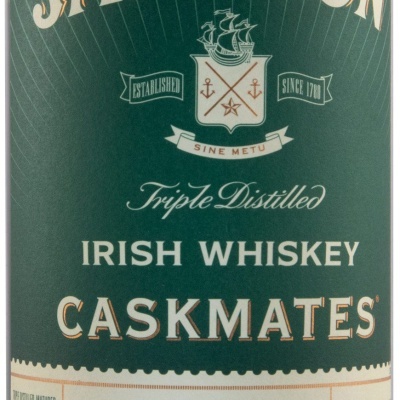 Rótulo de garrafa de whiskey Jameson Caskmates IPA Edition