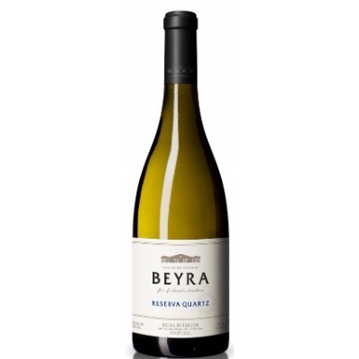 Garrafa de vinho BEYRA Reserva Quartz com rótulo branco
