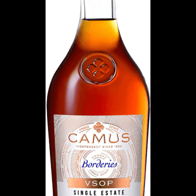 Garrafa de conhaque Camus Borderies VSOP Single Estate