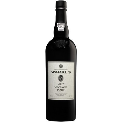 Garrafa de vinho do Porto Warre's Vintage 2007