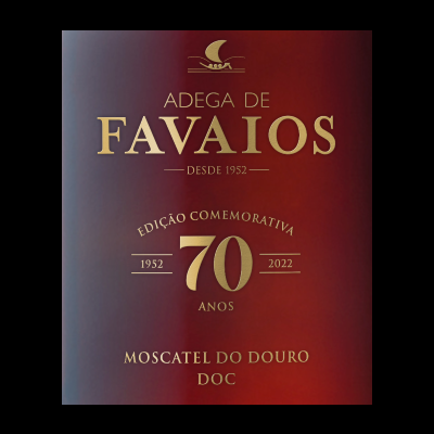 Rótulo vinho Adega de Favaios edição comemorativa 70 anos