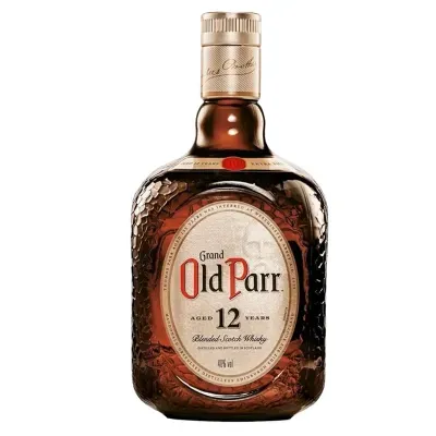 Garrafa de whisky Old Parr 12 anos