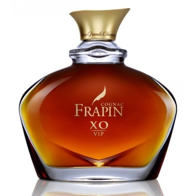 Garrafa de cognac Frapin XO VIP com tampa dourada