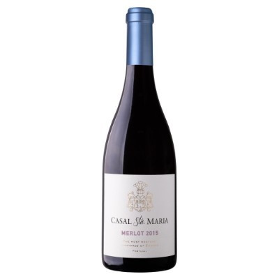Garrafa de vinho tinto Casal Sta Maria Merlot 2015