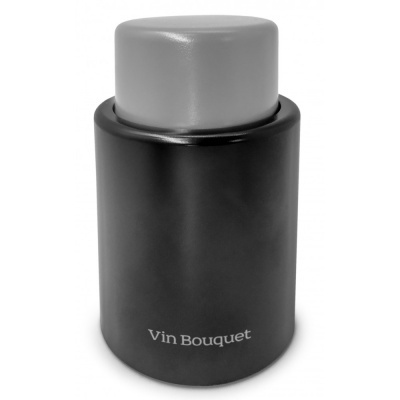 Vedante Vin Bouquet preto com topo cinzento cilíndrico