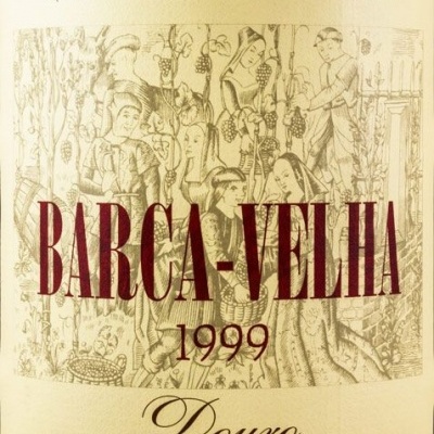 Rótulo de vinho tinto Barca-Velha 1999 da Casa Ferreirinha