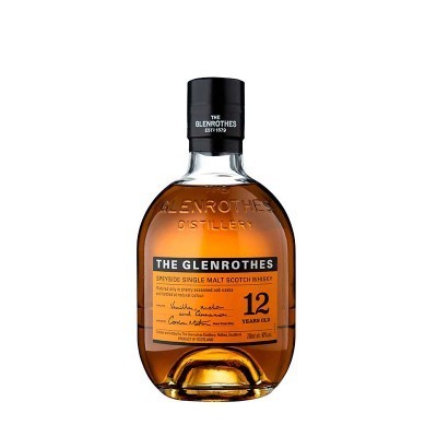 Garrafa de whisky The Glenrothes Single Malt Scotch Whisky 12 anos