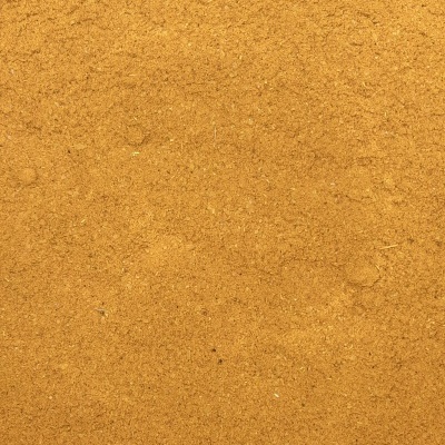 Pó castanho claro, textura fina