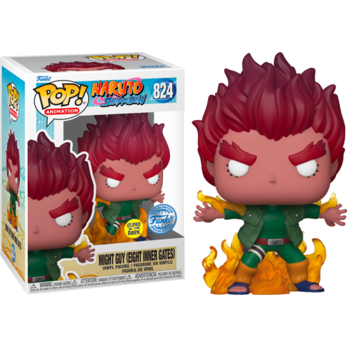 Figura vinilica Funko Pop! Might Guy Eight Inner Gates Naruto Shippuden