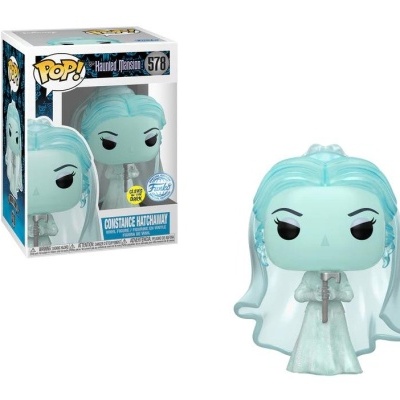 Figura Funko Pop! Haunted Mansion Constance Hatchaway nº 678 e embalagem