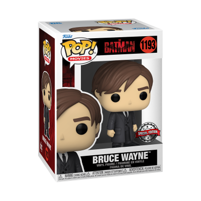 Funko Pop! Bruce Wayne Batman vinil na embalagem