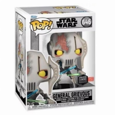 Figura Funko Pop! Star Wars General Grievous em embalagem