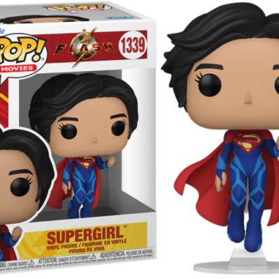 Figura Funko Pop! de Supergirl com caixa ao lado