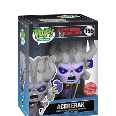 Funko Pop Digital ACERERAK da Dungeons & Dragons na caixa